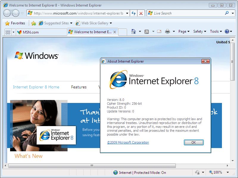 скриншот Net Exployer 8